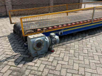 Förderband  Transportband met bunker op frame