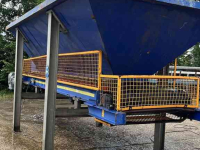 Förderband  Transportband met bunker op frame