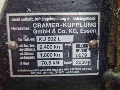 Sonstiges Traktoren und Zubehör Massey Ferguson Cramer Trekhaakframe Trekhaak MF