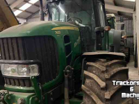 Schlepper / Traktoren John Deere 7530 Tractor +  Hemos Maai-Arm met Klepelbak