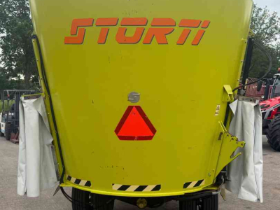 Futtermischwagen Storti Dunker T2 180 voermengwagen achterlossend