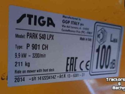 Aufsitzrasenmäher Stiga Park 540 LPX