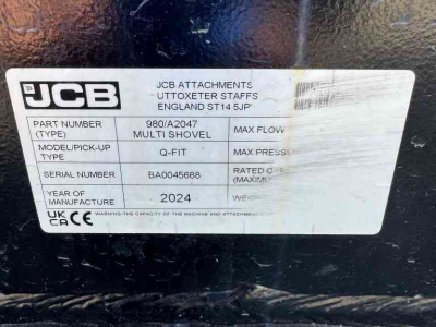 Silage Greifschaufel  / Greifgabel JCB 980/A2047