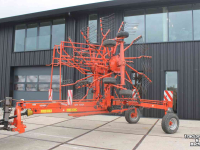 Schwader Kuhn GA7501 dubbele cirkelhark wiersmachine mechanische werkbreedteverstelling