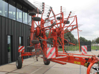 Schwader Kuhn GA7501 dubbele cirkelhark wiersmachine mechanische werkbreedteverstelling