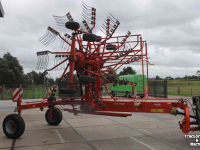 Schwader Kuhn GA7501 dubbele cirkelhark wiersmachine mechanische werkbreedteverstelling