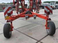Schwader Kuhn GA7501 dubbele cirkelhark wiersmachine mechanische werkbreedteverstelling