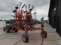 Schwader Kuhn GA7501 dubbele cirkelhark wiersmachine mechanische werkbreedteverstelling