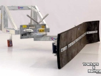 Futterschieber Qmac Rabot caoutchouc pour alimentation avec montage Giant