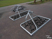 Weide-belüfter / Weide-egge Jansen weidesleep 4 meter 2 meter 2.5 meter