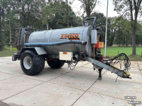 Gülletankwagen / Güllefässer Kaweco 8 m3 mesttank met bemester