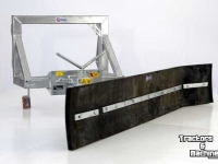 Gummi-Schieber Qmac Rabot caoutchouc pour boue avec montage Zettelmeyer