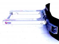 Sonstiges Rasen- und Grundstückspflegemaschinen und Zubehör Qmac Gummischieber für Hof 2.10 mtr anbau Gabelstapler