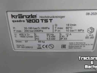 Hochdruckreiniger Kalt / Warm Kranzle Quadro 1200TST Hogedrukreiniger