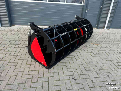 Silage Greifschaufel  / Greifgabel Hemach Silagegrijper / Pelikaanbak  Giant aankoppeling