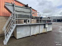 Waschtrommel  Spiessens was-/ spoelcombinatie, wastrommel, rollenleestafel, lappendroger