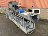 Waschtrommel  Spiessens was-/ spoelcombinatie, wastrommel, rollenleestafel, lappendroger
