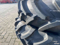 Räder, Reifen, Felgen & Distanzringe Michelin Agribib 13.6R38 + 13.6R24 op verstelvelgen