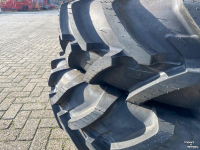 Räder, Reifen, Felgen & Distanzringe Michelin Agribib 13.6R38 + 13.6R24 op verstel velgen