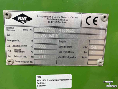 Futterverteilwagen / Futterdosierwagen Strautmann FWH 140 H