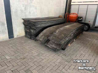 Gummi-Schieber  rubber strip , slijt rubber , rubber tbv schuif