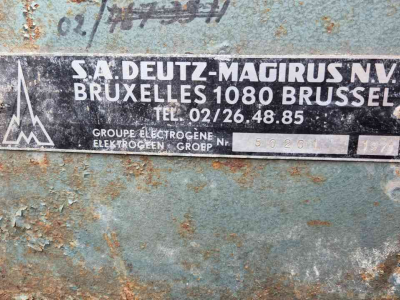 Stromaggregate  AvK Deutz V12 Aggregaat generator 400kVA