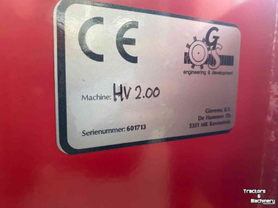 Kehr- und Kehrsaugmaschinen  Gievema HV2.00 veegmachine