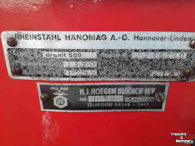 Oldtimers Hanomag Granit 500