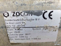 Kipper Zocon Z045 bakkenwagen kipper hardox vloer