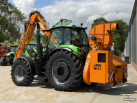 Schlepper / Traktor Deutz-Fahr Agrotron 6185 TTV met Herder Grenadier MBKA 513 LSH
