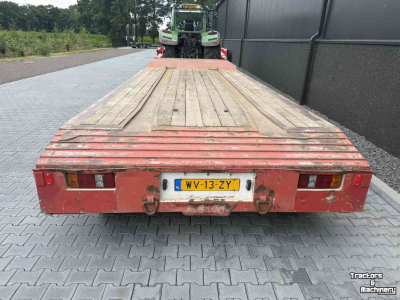 Tieflader / Anhänger Burg 4-asser dieplader aanhanger met containerrail