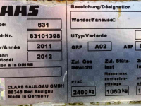 Kreiselheuer Claas volto 1320