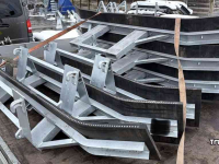 Gummi-Schieber Roo Rubber Vuilschuiver / Rubberschuif / Modderschuif / Erfschuif / Mestschuif met Euro aansluiting