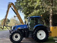Schlepper / Traktor New Holland Tsa 135 met herder mbk512ls