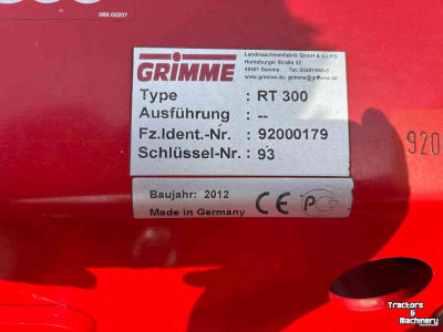 Bodenfräse Grimme RT300 Front frees