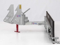 Sonstiges Stall- und Melkmaschinen und Zubehör Qmac Rubbere voerschuif veegbord aanveegschuif aanbouw Kramer 250-350