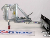 Gummi-Schieber Qmac Rabot caoutchouc pour étables avec montage JCB