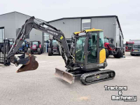 Minibagger Volvo ECR35D, als nieuw! minikraan 3.5 ton