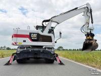 Mobilbagger Caterpillar Cat M314F - Engcon + bakkenwagen Mobiele graafmachine Midejo