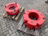 Schlepper / Traktor Fendt 300kg wielgewichten met hartplaat 10 gaats
