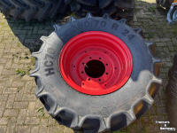 Räder, Reifen, Felgen & Distanzringe Mitas 380/70R24 op velg