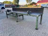 Werkbank  Werkbank werktafel 400 x 100 gebruikt