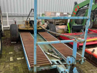 Transportwagen mit Plane / Erntewagen  Eigenbouw Kisten Rollenwagen / Rollenkar