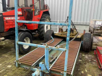 Transportwagen mit Plane / Erntewagen  Eigenbouw Kisten Rollenwagen / Rollenkar