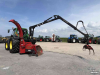 Holzhäcksler Ufkes Greentec 930 met Nokx 4372 kraan