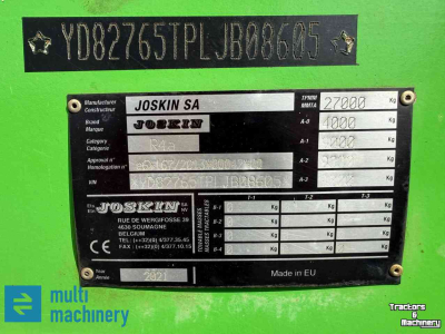 Erdbau-kipper Joskin Advantage Trans-KTP 27/65 3-asser Kipper