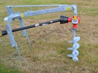 Grundbohrer Qmac GMBT  Grondboor machine voor tractor uitvoering