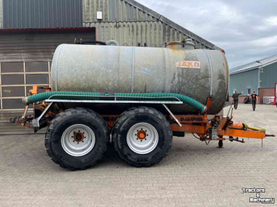 Gülletankwagen / Güllefässer Jako BT12500T Mesttank, watertank, tandemas, mestverwerking