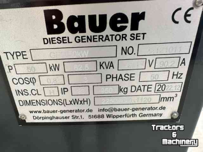 Stromaggregate Bauer bauer gfs -50