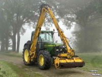 Schlepper / Traktor John Deere 6910 met Herder Grenadier MBK 120 S